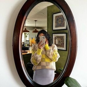 Easl checkered sweater